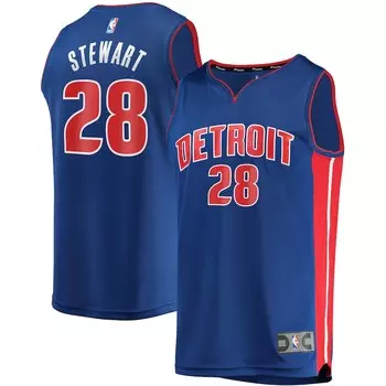 Джерси Fanatics Branded Detroit Pistons, синий