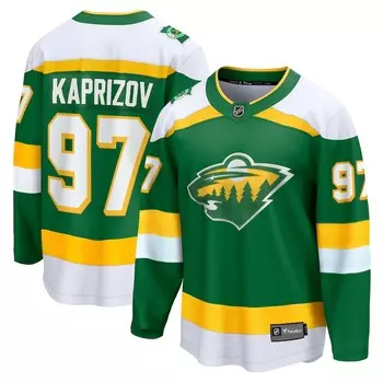 Джерси Fanatics Branded Minnesota Wild, зеленый