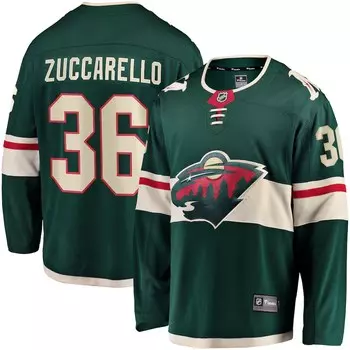 Джерси Fanatics Branded Minnesota Wild, зеленый