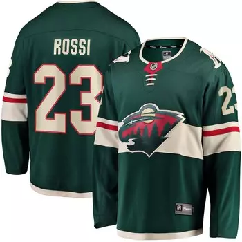 Джерси Fanatics Branded Minnesota Wild, зеленый