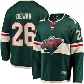 Джерси Fanatics Branded Minnesota Wild, зеленый