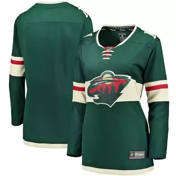 Джерси Fanatics Branded Minnesota Wild, зеленый