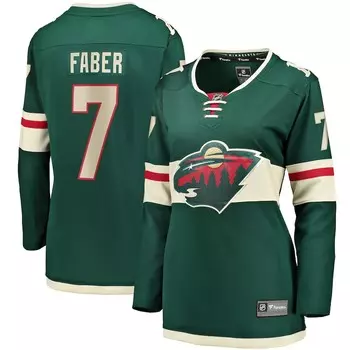 Джерси Fanatics Branded Minnesota Wild, зеленый