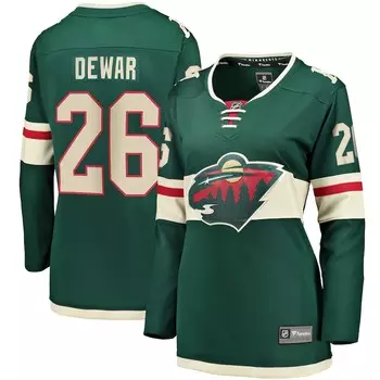 Джерси Fanatics Branded Minnesota Wild, зеленый