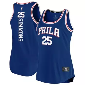 Джерси Fanatics Branded Philadelphia 76Ers, роял