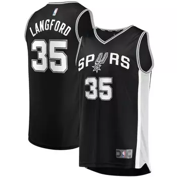 Джерси Fanatics Branded San Antonio Spurs, черный