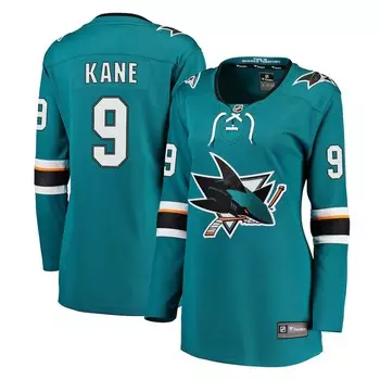 Джерси Fanatics Branded San Jose Sharks, бирюзовый