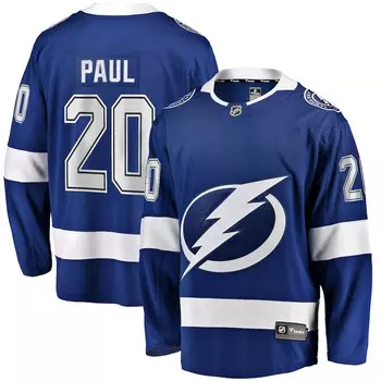 Джерси Fanatics Branded Tampa Bay Lightning, синий