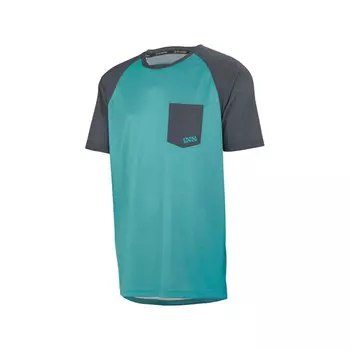 Джерси Flow - бирюзовый/графитовый IXS, черный