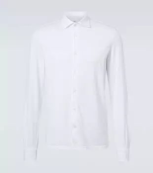 Джерси из хлопка Jason Fedeli, белый