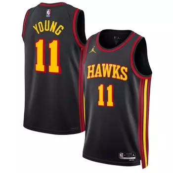 Джерси Jordan Brand Atlanta Hawks, черный