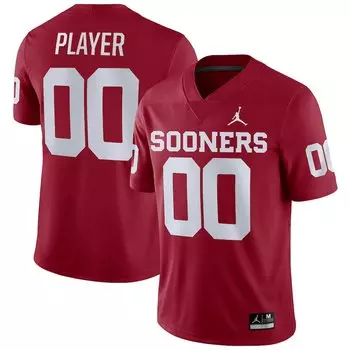 Джерси Jordan Brand Oklahoma Sooners, малиновый