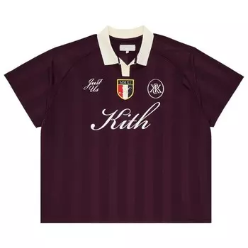 Джерси Kith Shadow Stripe Marcel Soccer Jersey Rave, красный