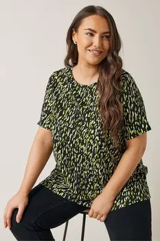 Джерси креп верх Evans, черный