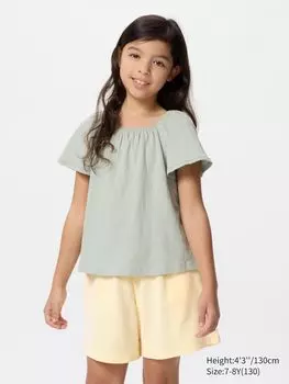 Джерси легкие шорты Uniqlo, цвет 41 желтый