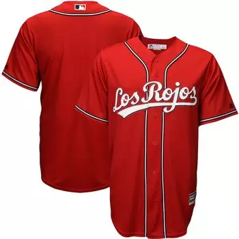 Джерси Majestic Cincinnati Reds, алый