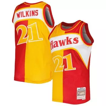 Джерси Mitchell & Ness Atlanta Hawks, желтый