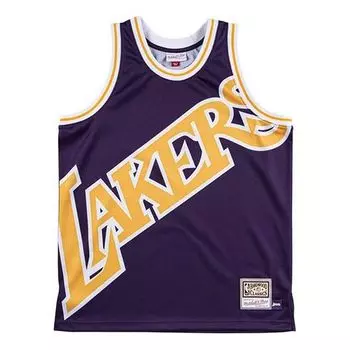 Джерси Mitchell & Ness Bigh Face Jersey 'Los Angeles Lakers', фиолетовый