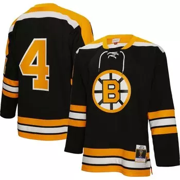 Джерси Mitchell & Ness Boston Bruins, черный