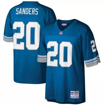 Джерси Mitchell & Ness Detroit Lions, синий
