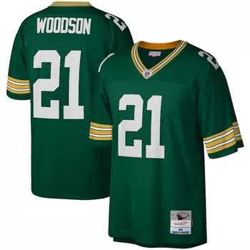 Джерси Mitchell & Ness Green Bay Packers, зеленый
