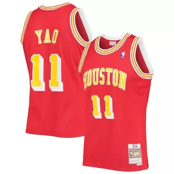 Джерси Mitchell & Ness Houston Rockets, красный