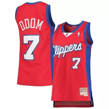 Джерси Mitchell & Ness La Clippers, красный
