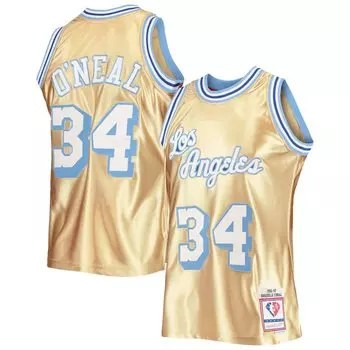 Джерси Mitchell & Ness Los Angeles Lakers, золотой