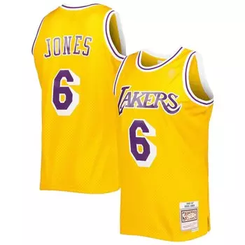 Джерси Mitchell & Ness Los Angeles Lakers, золотой
