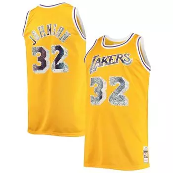 Джерси Mitchell & Ness Los Angeles Lakers, золотой