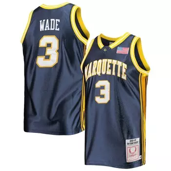 Джерси Mitchell & Ness Marquette Golden Eagles, нави