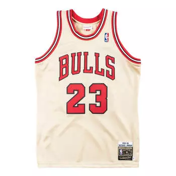 Джерси Mitchell & Ness NBA Chicago Bulls 1995/96 Premium Gold Jersey 'Michael Jordan 23', золотой