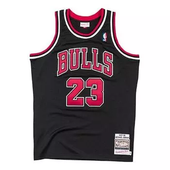 Джерси Mitchell & Ness NBA Michael Jordan Chicago Bulls 1997/98 Authentic Jersey #23, черный