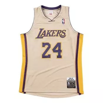 Джерси Mitchell & Ness NBA Premium Gold Jersey Los Angeles Lakers 2008-09 Kobe Bryant 'Beige', бежевый