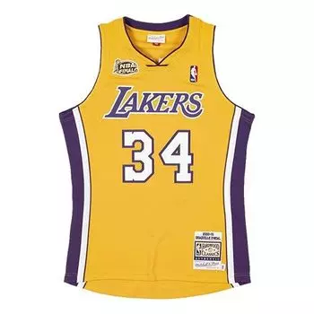Джерси Mitchell & Ness NBA Swingman Jersey Los Angeles Lakers Home 00-01 Shaquille ONeal, желтый