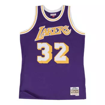 Джерси Mitchell & Ness NBA Swingman Jersey Magic Johnson Los Angeles Lakers 84-85 'Purple Gold', фиолетовый