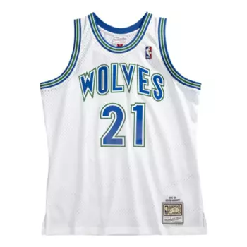 Джерси Mitchell & Ness NBA Swingman Jersey Minnesota Timberwolves 1995-96 Kevin Garnett 'White Blue', белый