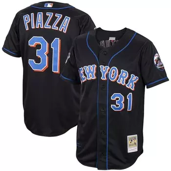 Джерси Mitchell & Ness New York Mets, черный