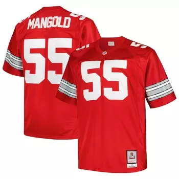 Джерси Mitchell & Ness Ohio State Buckeyes, алый