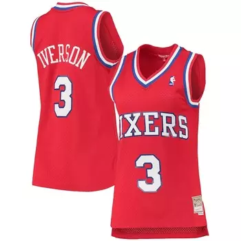Джерси Mitchell & Ness Philadelphia 76Ers, красный
