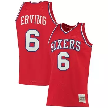 Джерси Mitchell & Ness Philadelphia 76Ers, красный