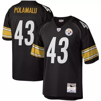 Джерси Mitchell & Ness Pittsburgh Steelers, черный