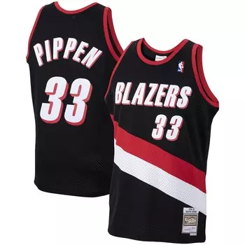 Джерси Mitchell & Ness Portland Trail Blazers, черный