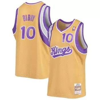 Джерси Mitchell & Ness Sacramento Kings, золотой