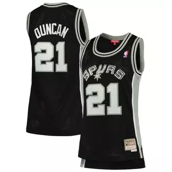 Джерси Mitchell & Ness San Antonio Spurs, черный