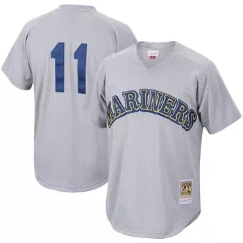Джерси Mitchell & Ness Seattle Mariners, угольный