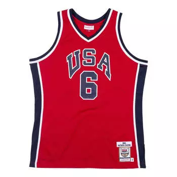 Джерси Mitchell & Ness Team USA 1984 Jerseys 'Patrick Ewing 6', красный
