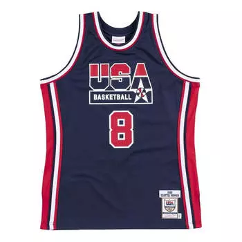 Джерси Mitchell & Ness Team USA 1992 Jerseys 'Scottie Pippen 8', темно-синий