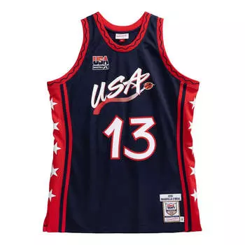Джерси Mitchell & Ness Team USA 1996-97 Jerseys 'Shaquille O'Neal 13', темно-синий