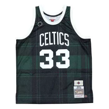 Джерси Mitchell & Ness Uninterrupted Boston Celtics Larry Bird Basketball Jersey 'Green Purple', зеленый